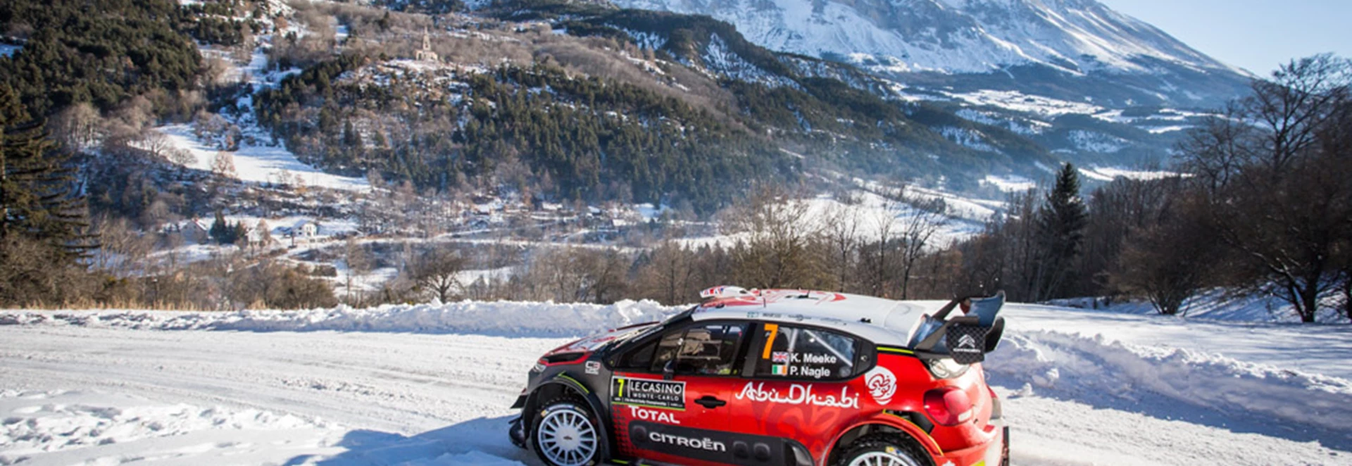 Take a 360-degree flat out ride inside the new Citroen C3 WRC rally car